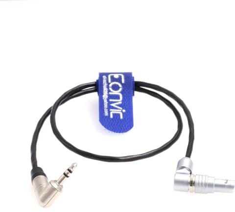 Eonvic 3,5 mm auf 5-polig Tentacle Synchronisationskabel für Alexa-Mini (neue Kabel verhindern das Blockieren der CFast-Tür)