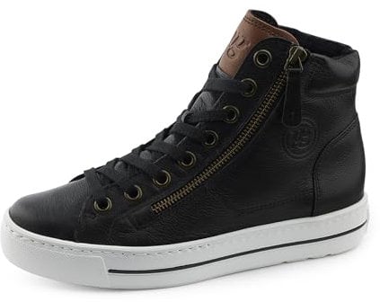 Paul Green Sneaker 4024-027, Glattleder, Schwarz, Damen EU 3/35,5