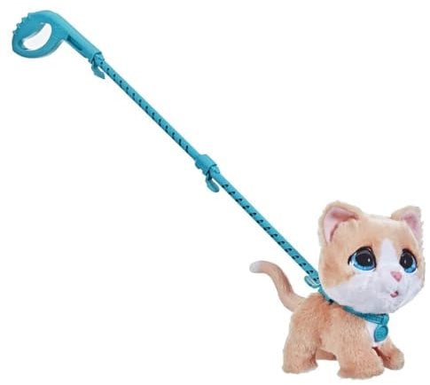 FurReal Hasbro Walkalots Große Racker Katze interaktives Tierchen, Tolle Tiergeräusche und Wackellauf-Bewegung, Ab 4 Jahren geeignet