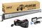 RIGIDON Dreireihige Led lichtleiste kfz mit 12v kabelbaum kit, 50 Zoll 127cm 648W offroad beleuchtung Led bar für Auto SUV ATV, UTV, LKW 4x4, Fahrzeuge, 6000K Weiß draußen scheinwerfer lampe