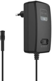 HQ-Power Universelles Schaltnetzteil für IT-Geräte und Elektronik, einstellbare Ausgangsspannung 13.5-30 VDC, 1 A, 30 W, kompaktes Design, 100-240 V AC, 50/60 Hz, 1.8 m Kabel, 6 austauschbare Stecker,