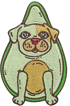 Finally Home Écusson Thermocollant | Chien avocat | Patch à coller au fer à repasser ou à coudre | Pièce de décoration ou réparation pour vêtement, jean, sac, pantalon, veste