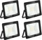 Blivrig 100W LED Strahler Außen Set Warmweiß 3000K, Superhell 10000LM Außenstrahler, IP66 Wasserdicht LED Fluter Aussen, Flutlicht, Aussenlampe für Gärten, Innenhöfe, Garage, Hotel