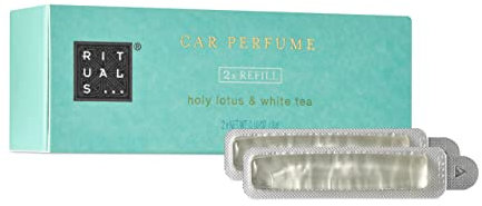 RITUALS Auto-Duft Nachfüllpackung von The Ritual of Karma, 2x3 g – Auto-Parfüm Mit Sommerlichem Heiligem Lotus und Weißem Tee – beruhigend und wohltuend