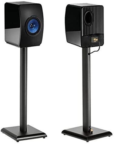 Kunovo Pied Enceinte Supports D'enceintes Doubles - 60cm/ 80cm/ 100cm de Haut, Paire de Supports de Haut-parleurs Universels pour Grands Haut-parleurs/Studio, Contient des Haut-parleurs Satellites