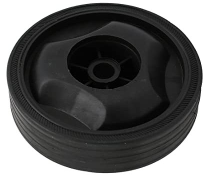 PATIKIL 115mmx11mm Plastica Aria Compressore Ruota, 1pz Ricambio Parti Ruota, Nero