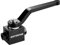KYOSTAR 1/20.3 cm NPT Absperrventil, Aluminium Bremsleitungssperre Absperrventil Billet, Schwarz
