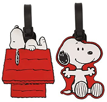 Peers Hardy - Peanuts Snoopy Red, White & Black 2 Piece Luggage