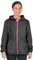 PERLETTI Giacca Impermeabile Donna Antivento Leggera - Giacca a Vento Pioggia Sportivo con Cappuccio e Dettagli Catarifrangenti - Trench Impermeabile Ragazza Antipioggia Corsa Outdoor (M, Nero)