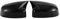 Spiegelkappen Für Ford Für Focus Für MK3 2012 2013-2018 Rück Seite Spiegel Abdeckung Flügel Außentür Rückansicht Fall Trim Carbon Faser Schwarz Rückspiegelkappe (Farbe : Gloss Black)