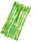 Emiif 10 Stück künstliches Gemüse, künstlicher Spargel, künstlicher Spargel für Zuhause, Party, Dekoration, Ornamente