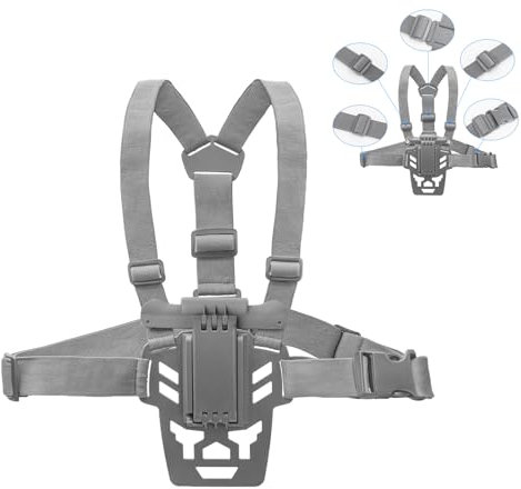 CERFFOOL Brusthalterung kompatibel mit DJI RC 2/1 Fernbedienungshalterung Rücken Brustband Hüftgurt Stützhalterung Verstellbarer Brustgurt Halterung Balance Stabilität Komfort Leistung