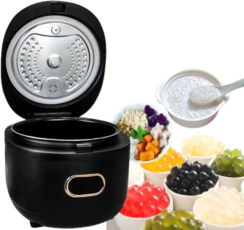 Automatic Boba Cooker 5 Liter Commercial Bubble Tea Machine Tapioca Beads for Bubble Tea Non-Stick Pot with Touch Panel KZU Taro Ball Sago Jelly Cooker