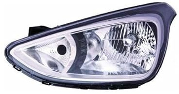 EDA PREMIUM auto Scheinwerfer Links 92101B9000 passend für HYUNDAI I-10 BA 2014-2019, (14 -), ohne Motor, elektrisch, H4, PY21W, W5W, ECE