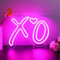 ENUOLI XO Heart Neon Signs, XO Neon Signs Dimmable Pink XO LED Neon Signs Love Signs Wall Hanging Neon Decor, USB Operated Pink Neon Sign for Bar Pub Cave Club Birthday Party Girls Lover Teens Gift