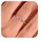 Aidenn Geburtsstein Ringe Gold für Frauen Damen,14K Vergoldet, Stapelbarer Amethyst Ring für Mädchen, Geschenke zum Geburtstag der Mütter, Verlobungs, Hochzeits und Versprechensringe Schmuck 54cm