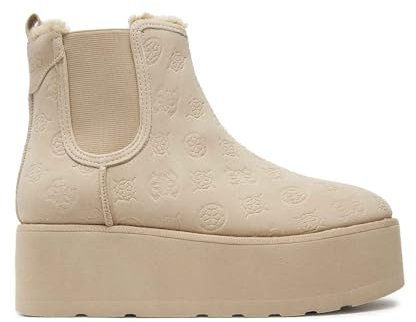 GUESS Scarpe Donna Stivaletto Jilaine Ecopelle Scamosciata Nude D25GU31 FLFJILFAL10 35