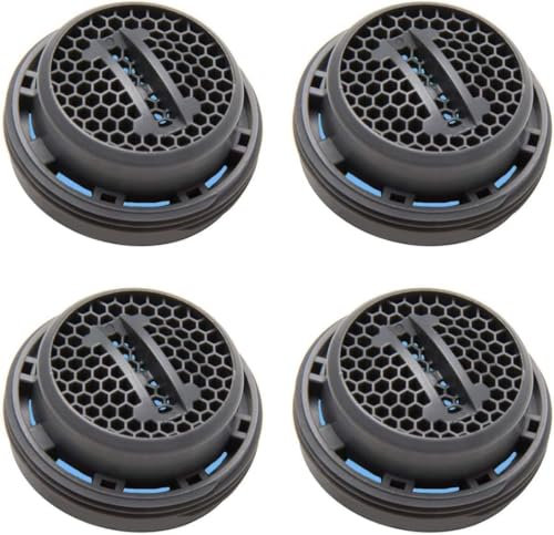 TLDSHOP® - AERATORE di ricambio per COIN SLOT - 7,5 l/min - misura M24 - Filtro per rubinetto - Cartuccia Tap Strainer (M24) - Confezione da 4 pezzi