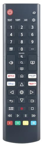 AULCMEET Fernsteuerung,AKB76037605 Sub AKB76043505 AKB76040301 Neu Ersetzen Sie Fernbedienung passend für fit for LG 4K Smart TV 55UP75006LF 65UP75006LF