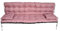 nana shop wasserdichtes Kissen für die Gartenschaukel, Gartenschaukelkissen 160 cm, Schaukelkissen, Kissen für Hollywoodschaukel, Gartenkissen, Bankkissen (Rosa)