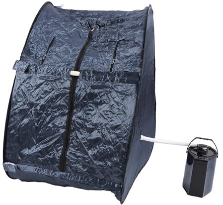 TOPINCN Tragbare Sauna Box für Heimisches, Persönliches Sauna -Zelt mit 800 -W -Dampfer Zur Entspannung mit Fernbedienung und Faltbarem Stuhl, Dampfbad Ganzkörper, Genießen Sie Ruhiges