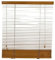 URBNLIVING Real Wood Venetian Blinds, Horizontal Wooden Slats with Privacy Valance & Cord Tilt Control, Pull Cord, Premium Timber Window Shades for Home or Office, Custom Sizes & Colours Available