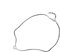 Collana con ciondolo trasparente, collana creativa con filo da pesca, gioiello invisibile, da donna, A