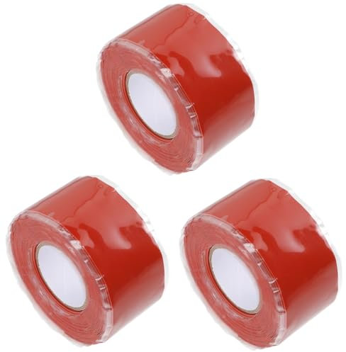 TOPBATHY 3 Pezzi Nastro Sigillante Per Cintura Per Riparazione Perdite Tubi Dell'Acqua Nastro Sigillante Per Giunti Idraulici Impermeabile Per Bagno Nastro Per Riparazione Tubi