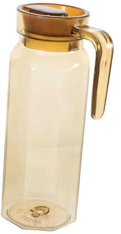 ULTECHNOVO Hervidor de Agua Fría Transparente de Gran Capacidad Asa Portátil 1.5L Hervidor de Anticaídas para Oficina y Hogar para Jugos y Bebidas