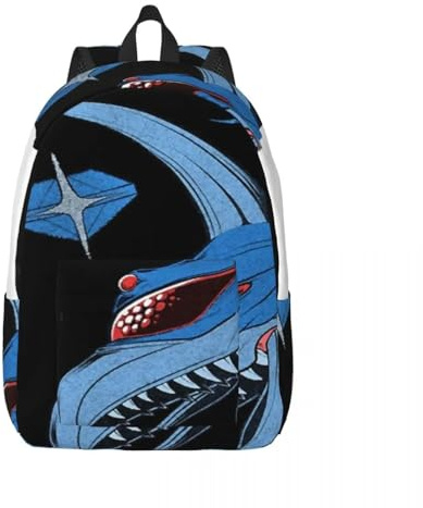 ASDCTYTKO Gigan Showa-Stil Einfacher und stilvoller Rucksack Canvas-Rucksack Rucksäcke Festivalgeschenk