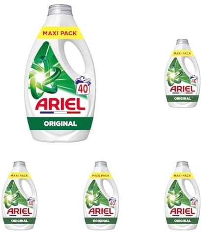 ARIEL LIQUIDE ORIGINAL 40D (Lot de 5)