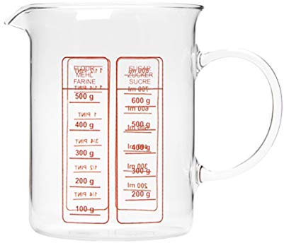 Simax Koch-u.Meßbecher 1 ltr. rote Skala