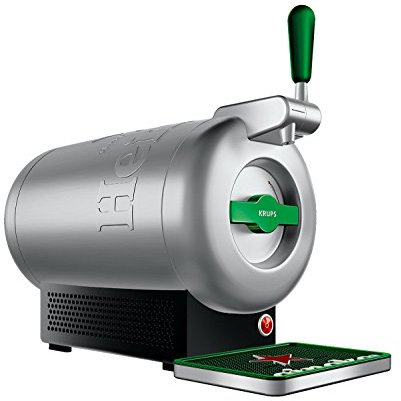 Krups VB650E10 The Sub Tireuse à Bière Pression Métal Aluminium Brossé/Vert