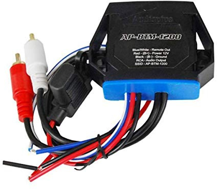 Audiopipe AP-BTM-1200 Marine Stereo Bluetooth Audio Receiver Amplifier Converter