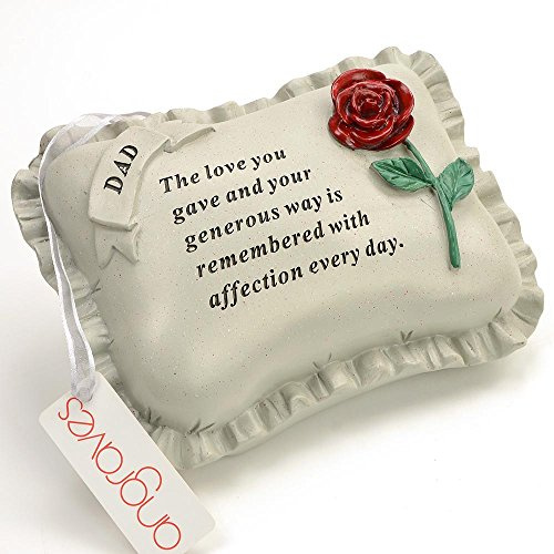 Special Dad mit Rose Kissen Grabschmuck Gedenktafel