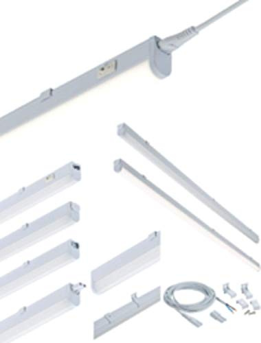 Knightsbridge 230v 22W LED Linkable Striplight 4000K (1438mm), White