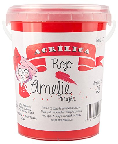 Amelie Prager 1L/28 Pintura Acrílica, Rojo, 1000 ml