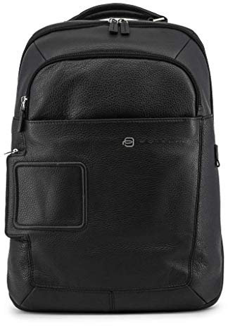 Piquadro Vibe Zaino in pelle porta PC 15.6 a due scomparti
