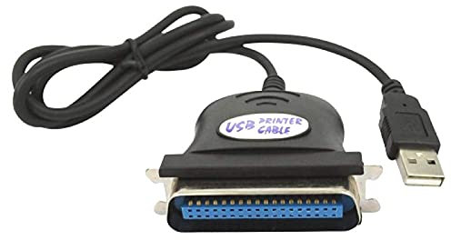 Aukson M40C USB zu IEEE 1284 36pin Parallel Drucker Adapter Kabel – 80 cm Länge, Hohe Datentransferrate bis 12 Mbit/s für USB-Anschluss