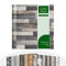 PLAZA Cuban Oak Mix 967M - Revestimiento de suelo de vinilo acolchado/PVC (espumado), muy resistente a la abrasión, efecto madera elegante, superficie en relieve, se vende por metros (200 x 500 cm)