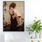 KADING Klassischer Künstler Gustav Klimt Eine Mutter mit Kind Malerei auf Leinwand Poster und Drucke Wandkunst Bild für Wohnkultur 55x75cm Innenrahmen