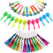 36 STÜCKE, 3 Arten Party Krachmacher Set, lustige Papier Blowouts, Metall Blowouts mit Glitzerfransen, Mini Neon-Musik Handshaker, Kindergeburtstags Party Zubehör