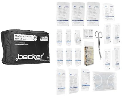 f.becker_line Verbandkasten Erste-Hilfe-Set Auto Verbandskasten DIN 13164 2022