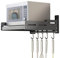 Redwestmelon Microwave Oven Rack, Wall Mounted Stainless Steel Shelf Holder with 5 Hooks