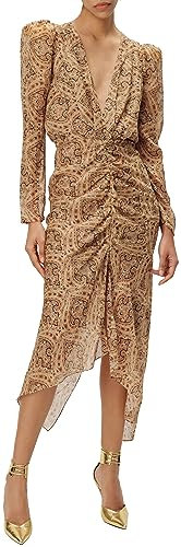Ronny Kobo Damen Astrid Kleid, Mehrfarbig/Meereswellen (Ocean Tides), X-Klein