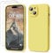 GOODVISH 3 in 1 Designed for iPhone 15 Case Premium Silicone 6.1 (2023)| Upgraded Camera Protection, 2 Pack Screen Protector, Shockproof Anti-Scratch Gel Rubber Slim Phone Case Cover, Yellow