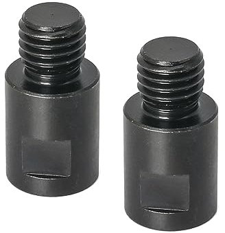 Bestgle 2 Pezzi Adattatore Filettato M10 a Filettatura Femmina M14 per Trapano Core Bit Grinding Disc Smerigliatrice Angolare