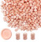 Wachs Siegel Perlen, Ioggtser 500 PCS Achteck Siegelwachsperlen für Wachssiegelstempel, Siegelperlen zur Herstellung von Wachssiegeln für Hochzeits- und Partyeinladungen (Pearlescent Pink)