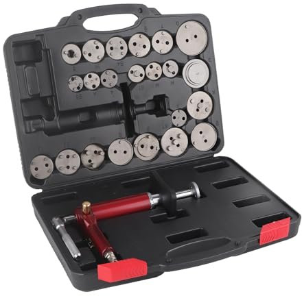 Kit di Attrezzi Antivento per Pistone Freno 24 Pezzi, Acciaio 45, Alta Efficienza 118psi, Universale per Auto, Soluzione Completa per la Manutenzione dei Freni
