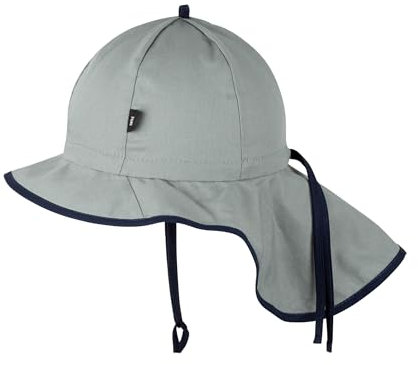 Pure Pure Mädchen Flapper Sonnenhut Old greenKopfumfang in cm: 47
